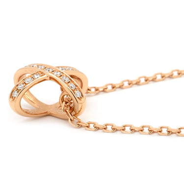 ショーメ CHAUMET ジュ ドゥ リアン ペンダント 082216 ピンクゴールド K18PG ダイヤモンド ネックレス 750 PG ダイヤ