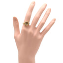 ショパール CHOPARD ハッピーダイヤモンド イエローゴールド K18YG ダイヤモンド リング 指輪 750 18K ムービングダイヤ 5石 12号