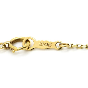 ミキモト MIKIMOTO アコヤパールネックレス イエローゴールド×パールホワイト K14YG パール ネックレス MIKIMOTO 1P 一粒 真珠 Au585 14K 14金 あこや