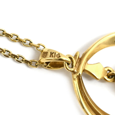 ミキモト MIKIMOTO アコヤパールネックレス イエローゴールド×パールホワイト K14YG パール ネックレス MIKIMOTO 1P 一粒 真珠 Au585 14K 14金 あこや