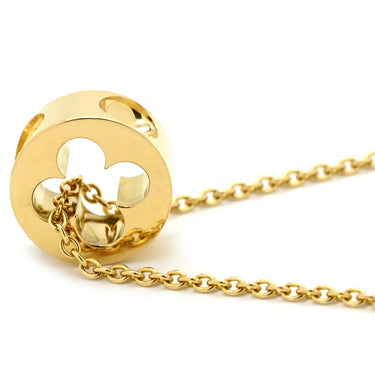 ルイヴィトン LOUIS VUITTON パンダンティフ アンプラント イエローゴールド K18YG ネックレス LOUIS VUITTON Au750 18K 18金 モノグラムフラワーモチーフ スイング