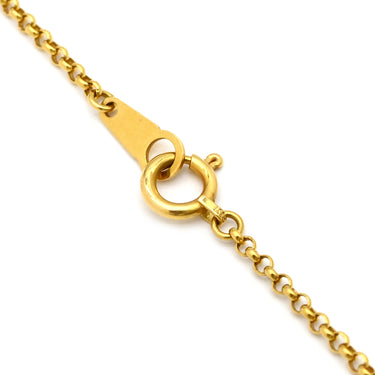 ノンブランド NON BRAND ダイヤペンダント イエローゴールド K18YG ダイヤモンド ネックレス 750 18K フラワーモチーフ