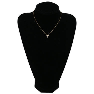 ノンブランド NON BRAND ダイヤペンダント イエローゴールド K18YG ダイヤモンド ネックレス 750 18K フラワーモチーフ