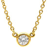 ティファニー Tiffany & Co バイザヤード シングルダイヤモンド ペンダント イエローゴールド K18YG ダイヤモンド ネックレス 750YG T&Co. 1石 エルサペレッティ