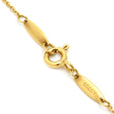 ティファニー Tiffany & Co バイザヤード シングルダイヤモンド ペンダント イエローゴールド K18YG ダイヤモンド ネックレス 750YG T&Co. 1石 エルサペレッティ