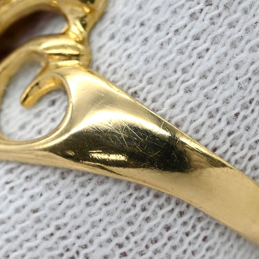 ノンブランド NON BRAND ルビーリング イエローゴールド×レッド K18YG ルビー リング 指輪 Au750 18K 18金 9.5号