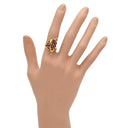 ノンブランド NON BRAND ルビーリング イエローゴールド×レッド K18YG ルビー リング 指輪 Au750 18K 18金 9.5号