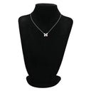 グラフ GRAFF ベビー プリンセス バタフライ ホワイトゴールド K18WG ダイヤモンド ピンクサファイア パープルサファイア ネックレス