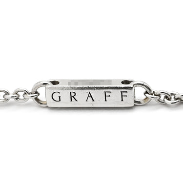 グラフ GRAFF ベビー プリンセス バタフライ ホワイトゴールド K18WG ダイヤモンド ピンクサファイア パープルサファイア ネックレス