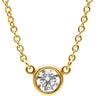ティファニー Tiffany & Co バイザヤード シングルダイヤモンド ペンダント イエローゴールド K18YG ダイヤモンド ネックレス 750YG T&Co. 1石 エルサペレッティ