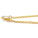ティファニー Tiffany & Co バイザヤード シングルダイヤモンド ペンダント イエローゴールド K18YG ダイヤモンド ネックレス 750YG T&Co. 1石 エルサペレッティ