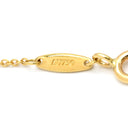 ティファニー Tiffany & Co バイザヤード シングルダイヤモンド ペンダント イエローゴールド K18YG ダイヤモンド ネックレス 750YG T&Co. 1石 エルサペレッティ