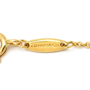 ティファニー Tiffany & Co バイザヤード シングルダイヤモンド ペンダント イエローゴールド K18YG ダイヤモンド ネックレス 750YG T&Co. 1石 エルサペレッティ