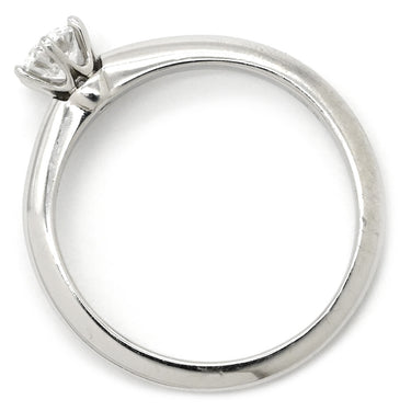 ティファニー Tiffany & Co ソリティア ダイヤリング プラチナシルバー Pt950 ダイヤモンド リング 指輪 T＆Co. 一粒 ダイヤ 1P 8号