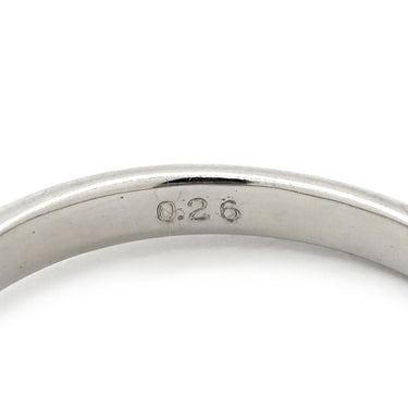 ティファニー Tiffany & Co ソリティア ダイヤリング プラチナシルバー Pt950 ダイヤモンド リング 指輪 T＆Co. 一粒 ダイヤ 1P 8号