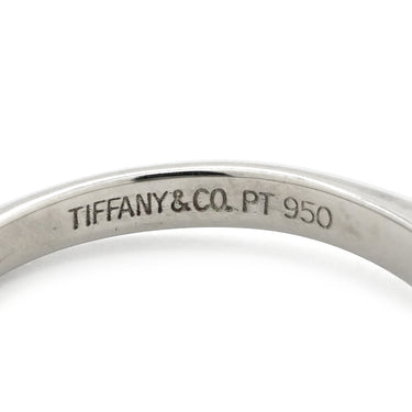 ティファニー Tiffany & Co ソリティア ダイヤリング プラチナシルバー Pt950 ダイヤモンド リング 指輪 T＆Co. 一粒 ダイヤ 1P 8号