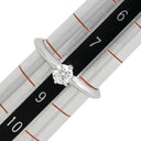 ティファニー Tiffany & Co ソリティア ダイヤリング プラチナシルバー Pt950 ダイヤモンド リング 指輪 T＆Co. 一粒 ダイヤ 1P 8号