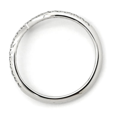 ティファニー Tiffany & Co ソレスト Vリング プラチナシルバー Pt950 ダイヤモンド リング 指輪 PT ダイヤモンド Vバンド 11号