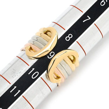 カルティエ Cartier 2Cリング LM イエローゴールド×ピンクゴールド×ホワイトゴールド K18PG K18YG K18WG #51 リング 指輪 スリーカラー Au750 18K 18金 ドゥーブルシー 9号