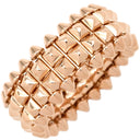 カルティエ Cartier クラッシュ ドゥ カルティエ ダブル B4237853 ローズゴールド K18PG #53(JP13) リング 指輪 ピンクゴールド 2ロウ 750 11号