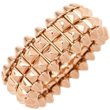 カルティエ Cartier クラッシュ ドゥ カルティエ ダブル B4237853 ローズゴールド K18PG #53(JP13) リング 指輪 ピンクゴールド 2ロウ 750 11号