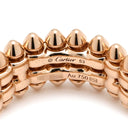 カルティエ Cartier クラッシュ ドゥ カルティエ ダブル B4237853 ローズゴールド K18PG #53(JP13) リング 指輪 ピンクゴールド 2ロウ 750 11号
