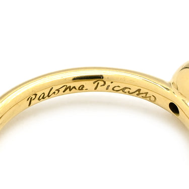 ティファニー Tiffany & Co パロマピカソ ダイヤリング イエローゴールド K18YG ダイヤモンド リング 指輪 T＆Co. 750 750YG 1P 1粒 8.5号