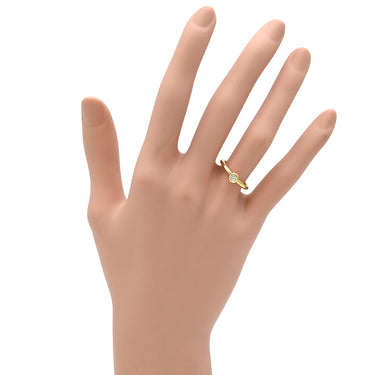 ティファニー Tiffany & Co パロマピカソ ダイヤリング イエローゴールド K18YG ダイヤモンド リング 指輪 T＆Co. 750 750YG 1P 1粒 8.5号