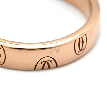 カルティエ Cartier ハッピーバースデーリング ピンクゴールド K18PG #52(JP12) リング 指輪 Cartier ロゴ 750 18K PG 18金 12号