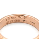カルティエ Cartier ハッピーバースデーリング ピンクゴールド K18PG #52(JP12) リング 指輪 Cartier ロゴ 750 18K PG 18金 12号