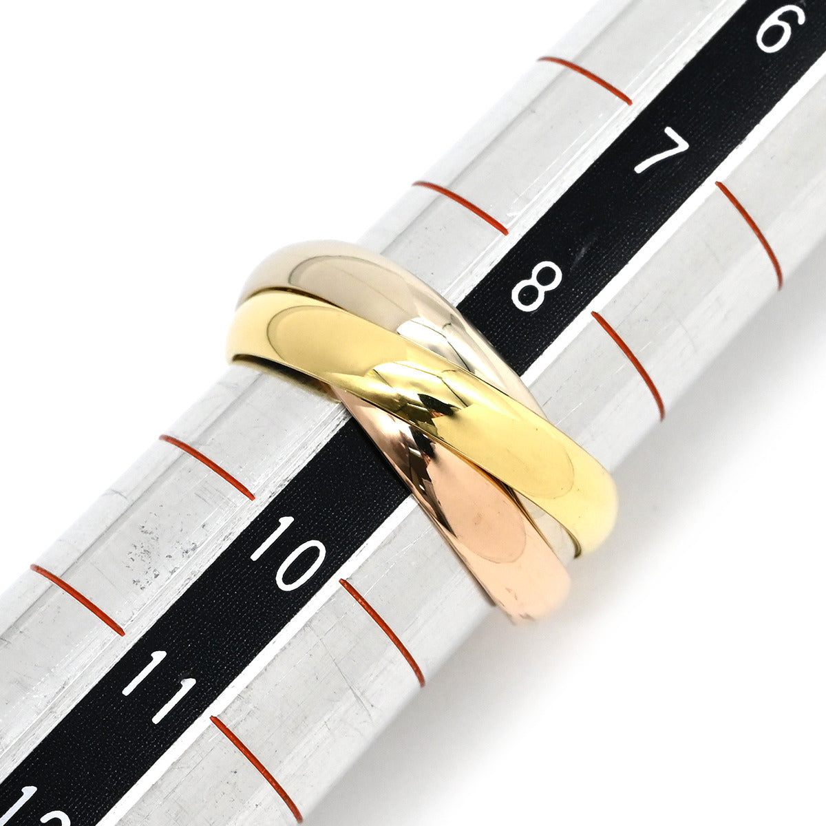 カルティエ Cartier トリニティ クラシック ホワイトゴールド×イエロー