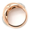 カルティエ Cartier ピンクゴールド×ホワイトゴールド K18PG K18WG #53(JP13) リング 指輪 2カラー コンビ ツイスト デザイン ヴィンテージリング 13号