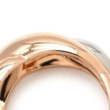 カルティエ Cartier ピンクゴールド×ホワイトゴールド K18PG K18WG #53(JP13) リング 指輪 2カラー コンビ ツイスト デザイン ヴィンテージリング 13号