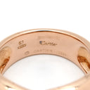 カルティエ Cartier ピンクゴールド×ホワイトゴールド K18PG K18WG #53(JP13) リング 指輪 2カラー コンビ ツイスト デザイン ヴィンテージリング 13号