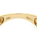 ノンブランド NON BRAND ルビー ダイヤリング イエローゴールド K10YG ルビー ダイヤモンド リング 指輪 レッド 赤 9.5号