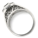 ノンブランド NON BRAND バゲットカット ダイヤリング プラチナシルバー Pt900 ダイヤモンド リング 指輪 12号