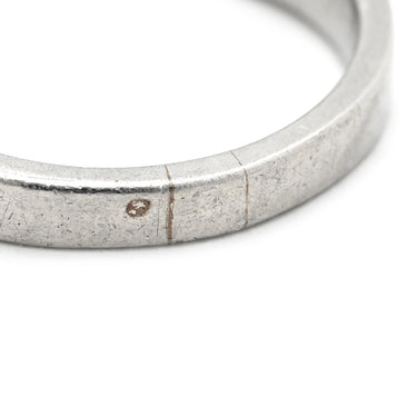 ノンブランド NON BRAND バゲットカット ダイヤリング プラチナシルバー Pt900 ダイヤモンド リング 指輪 12号