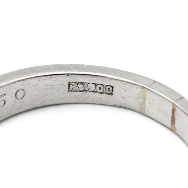 ノンブランド NON BRAND バゲットカット ダイヤリング プラチナシルバー Pt900 ダイヤモンド リング 指輪 12号