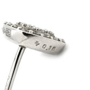 ポンテヴェキオ Ponte Vecchio ダイヤモンド ピアス プラチナシルバー Pt900 ダイヤモンド Pt999 ピアス Pt999 プラチナ ダイヤ パヴェダイヤ