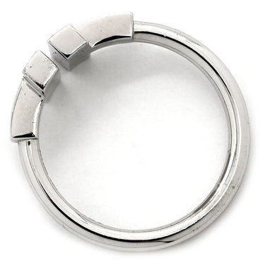 ティファニー Tiffany & Co ダイヤモンド ターコイズ ワイヤーリング 64028146 ホワイトゴールド K18WG ダイヤモンド ターコイズ リング 指輪 T＆Co. Au750 18K 18金 Tワイヤー 11号