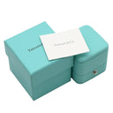 ティファニー Tiffany & Co ダイヤモンド ターコイズ ワイヤーリング 64028146 ホワイトゴールド K18WG ダイヤモンド ターコイズ リング 指輪 T＆Co. Au750 18K 18金 Tワイヤー 11号