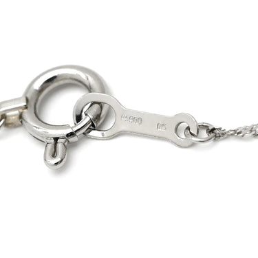 ノンブランド NON BRAND ダイヤペンダント プラチナシルバー Pt900 ダイヤモンド Pt850(チェーン) ネックレス 3石 3連 ドロップ