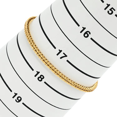 ノンブランド NON BRAND K18 デザインブレスレット イエローゴールド K18YG ブレスレット チェーンブレス