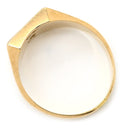 ノンブランド NON BRAND 印台リング イエローゴールド K18YG リング 指輪 スクエア 20.5号