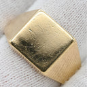 ノンブランド NON BRAND 印台リング イエローゴールド K18YG リング 指輪 スクエア 20.5号