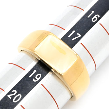 ノンブランド NON BRAND 印台リング イエローゴールド K22YG リング 指輪 22金 917 横長角 18号