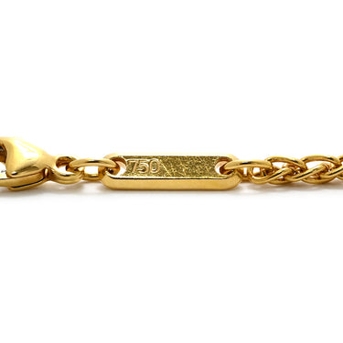 ショパール CHOPARD ハッピーダイヤモンド ペンダント 79/3926/450 イエローゴールド K18YG ダイヤモンド ネックレス Au750 18K 18金 2Pスターダイヤ・1Pムーンダイヤ