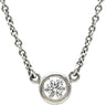 ティファニー Tiffany & Co バイザヤード シングルダイヤモンド ペンダント プラチナシルバー Pt950 ダイヤモンド ネックレス Pt T&Co. 1石 エルサペレッティ