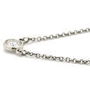 ティファニー Tiffany & Co バイザヤード シングルダイヤモンド ペンダント プラチナシルバー Pt950 ダイヤモンド ネックレス Pt T&Co. 1石 エルサペレッティ