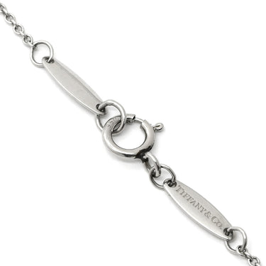 ティファニー Tiffany & Co バイザヤード シングルダイヤモンド ペンダント プラチナシルバー Pt950 ダイヤモンド ネックレス Pt T&Co. 1石 エルサペレッティ